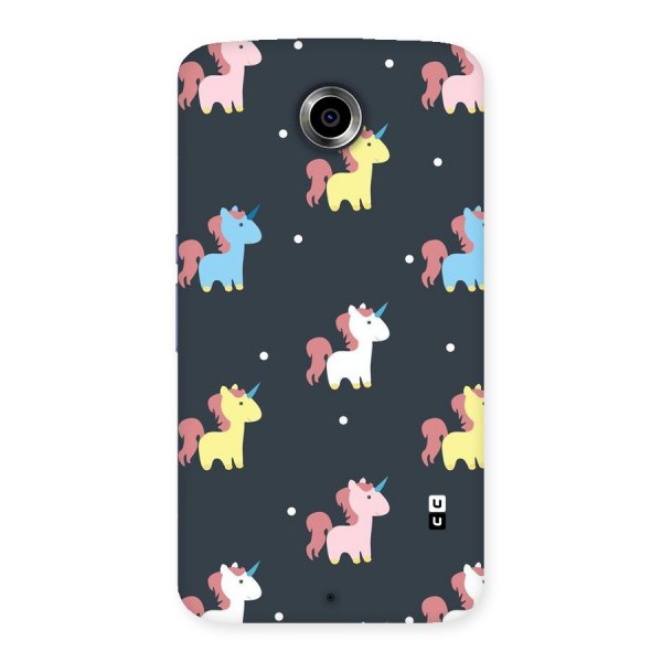 Unicorn Pattern Back Case for Nexsus 6