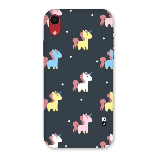 Unicorn Pattern Back Case for iPhone XR