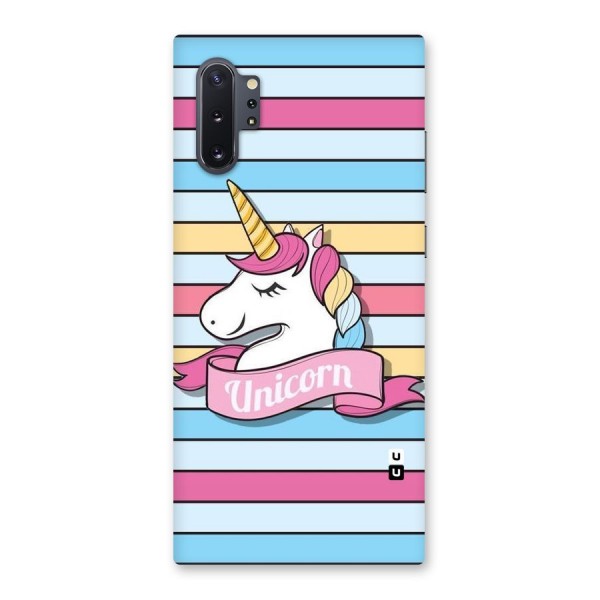 Unicorn Stripes Back Case for Galaxy Note 10 Plus