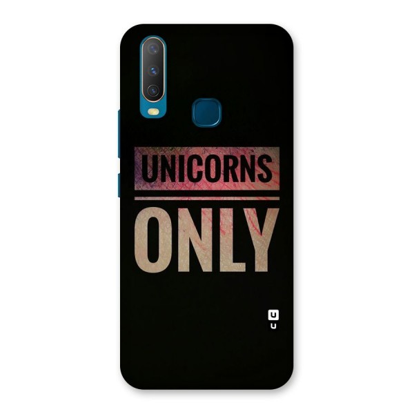 Unicorns Only Back Case for Vivo U10