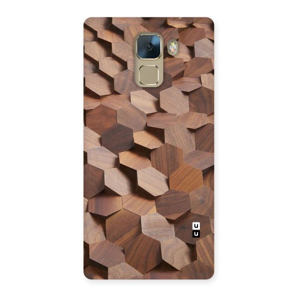 Uplifted Wood Hexagons Back Case for Huawei Honor 7