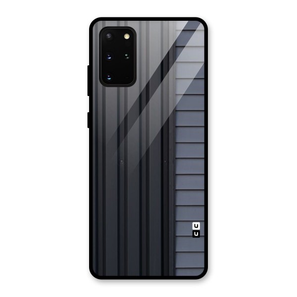 Vertical Horizontal Glass Back Case for Galaxy S20 Plus