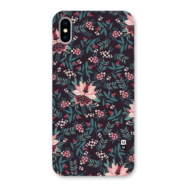 Very Leafy Pattern Back Case for iPhone X