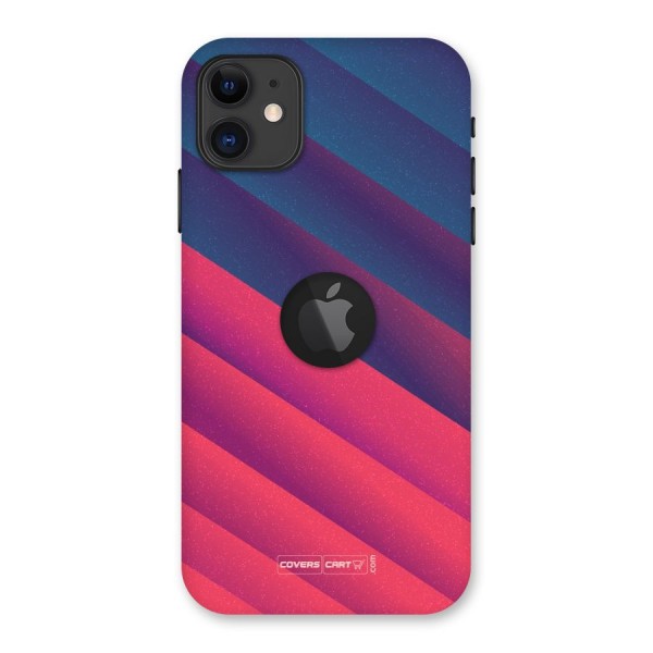 Vibrant Shades Back Case for iPhone 11 Logo Cut