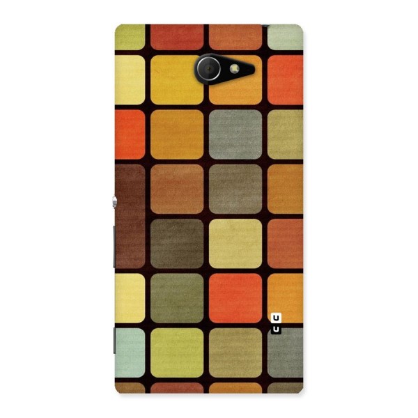 Vintage Boxes Back Case for Sony Xperia M2