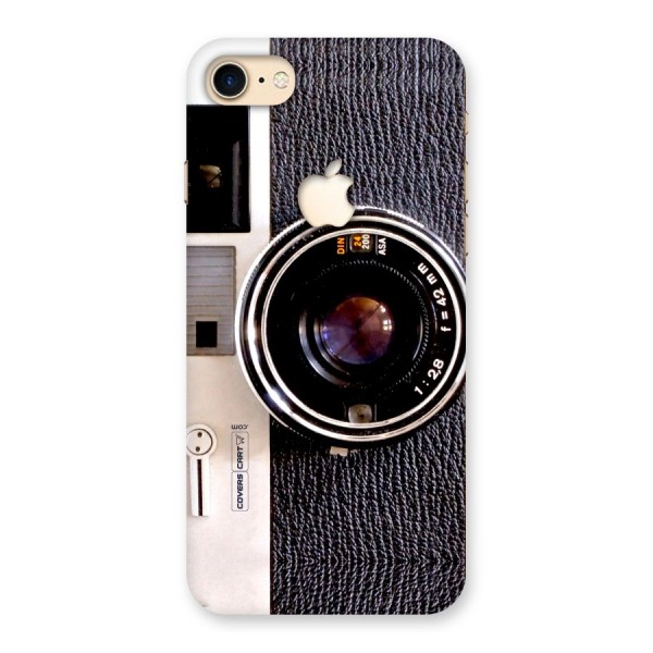 Vintage Camera Back Case for iPhone 7 Apple Cut