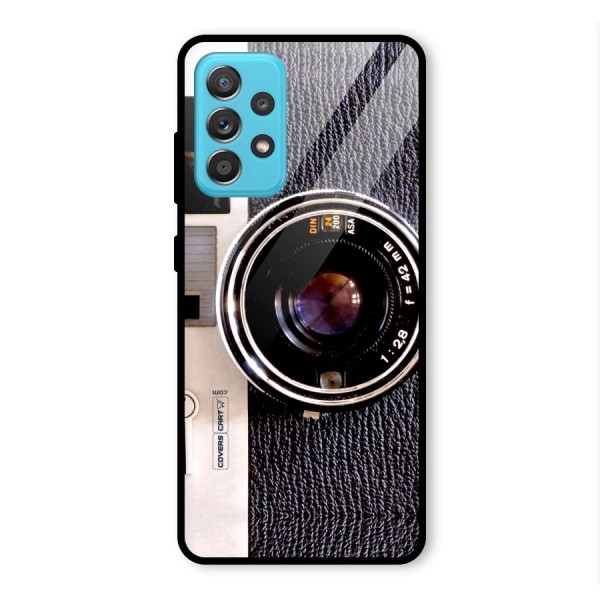 Vintage Camera Glass Back Case for Galaxy A52s 5G