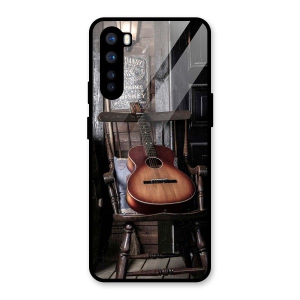 Vintage Chair Guitar Glass Back Case for OnePlus Nord