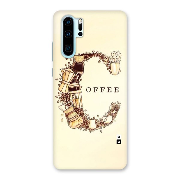 Vintage Coffee Back Case for Huawei P30 Pro