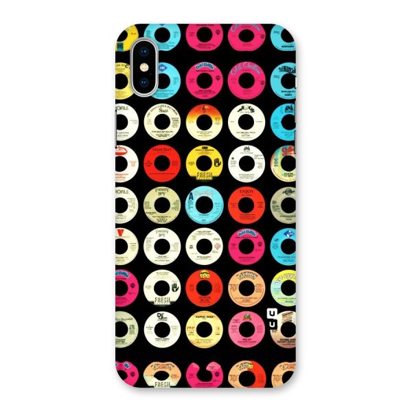 Vintage Collection CDs Back Case for iPhone X