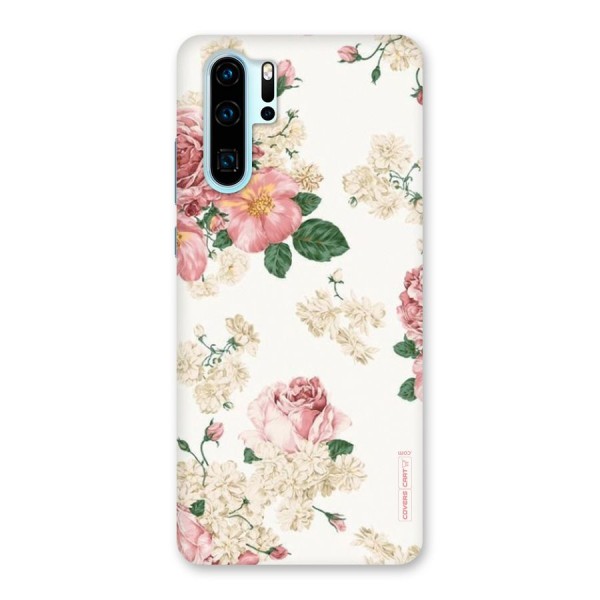 Vintage Floral Pattern Back Case for Huawei P30 Pro