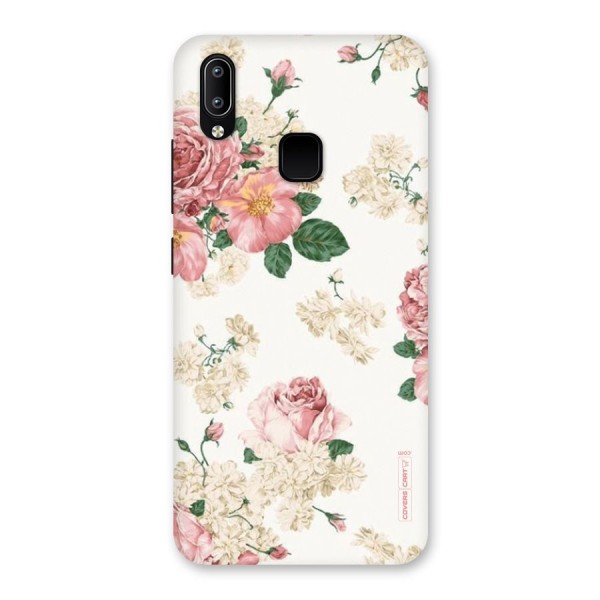 Vintage Floral Pattern Back Case for Vivo Y95