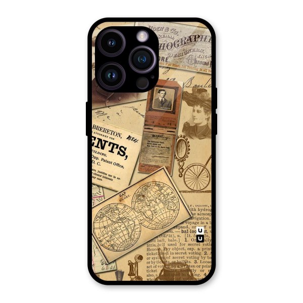 Vintage Memories Glass Back Case for iPhone 14 Pro Max