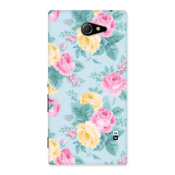 Vintage Pastels Back Case for Sony Xperia M2
