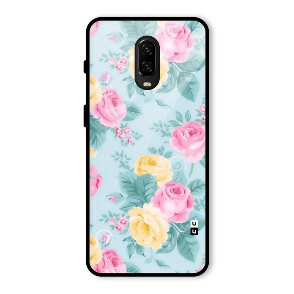 Vintage Pastels Glass Back Case for OnePlus 6T