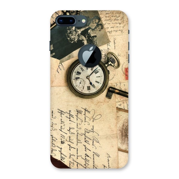 Vintage Post Cards Back Case for iPhone 7 Plus Logo Cut