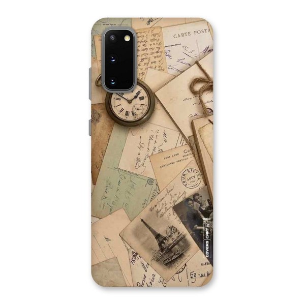 Vintage Postcards Back Case for Galaxy S20