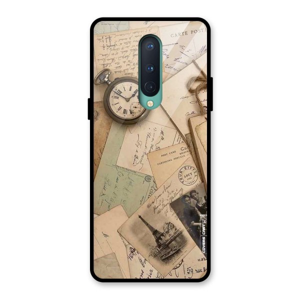 Vintage Postcards Glass Back Case for OnePlus 8