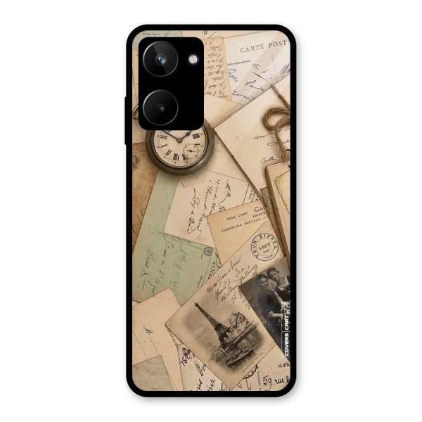 Vintage Postcards Glass Back Case for Realme 10