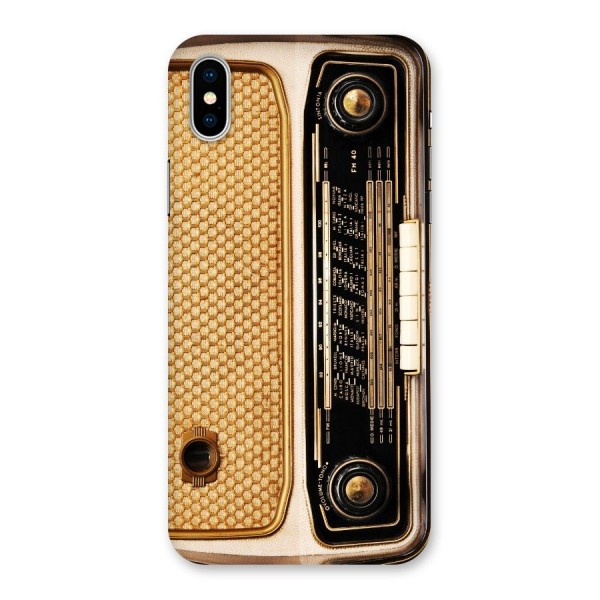 Vintage Radio Back Case for iPhone XS