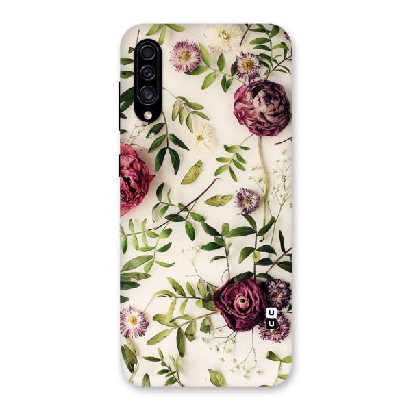 Vintage Rust Floral Back Case for Galaxy A30s