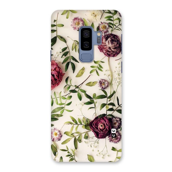 Vintage Rust Floral Back Case for Galaxy S9 Plus