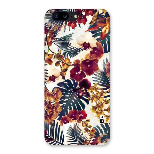 Vintage Rustic Flowers Back Case for OnePlus 5