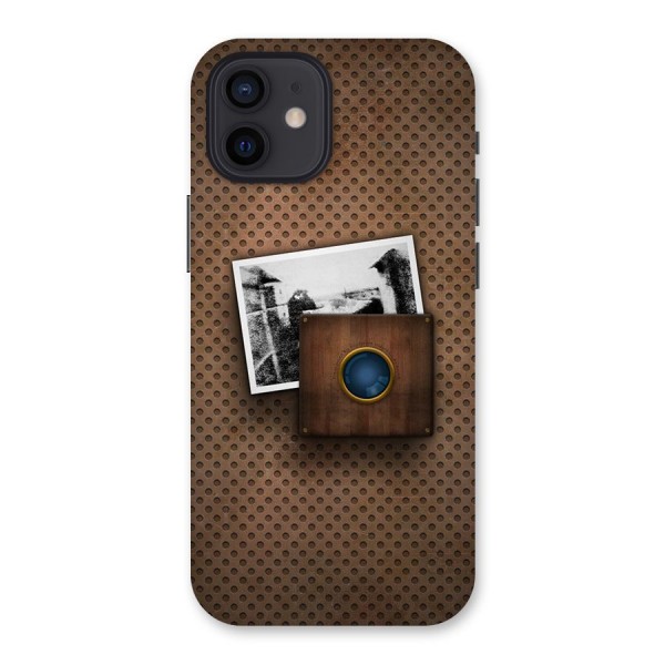 Vintage Wood Camera Back Case for iPhone 12