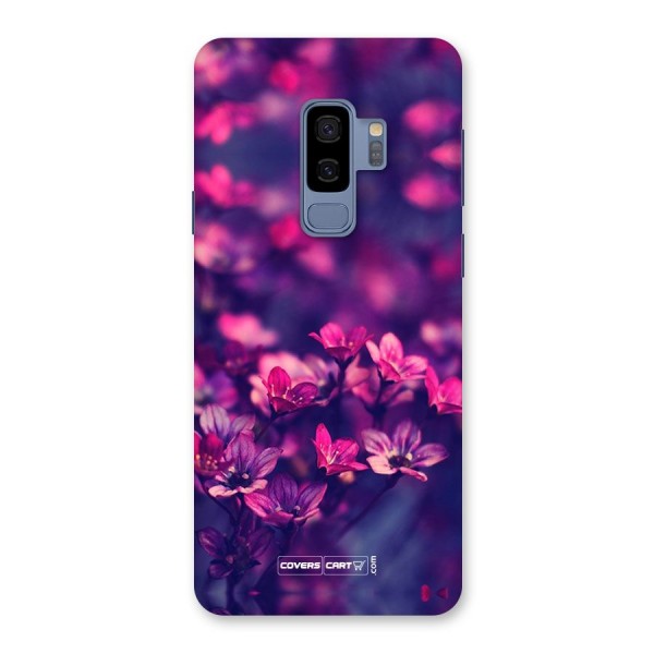 Violet Floral Back Case for Galaxy S9 Plus
