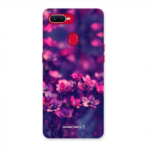 Violet Floral Back Case for Oppo F9 Pro