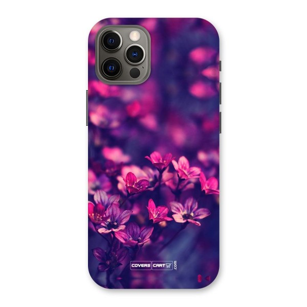 Violet Floral Back Case for iPhone 12 Pro