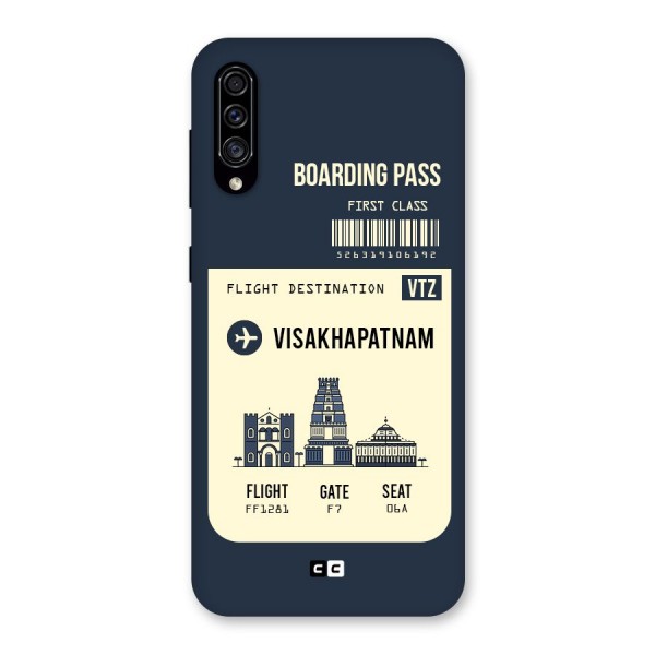 Vishakapatnam Boarding Pass Back Case for Galaxy A30s