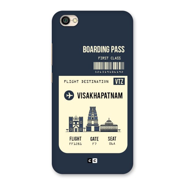 Vishakapatnam Boarding Pass Back Case for Redmi Y1 Lite
