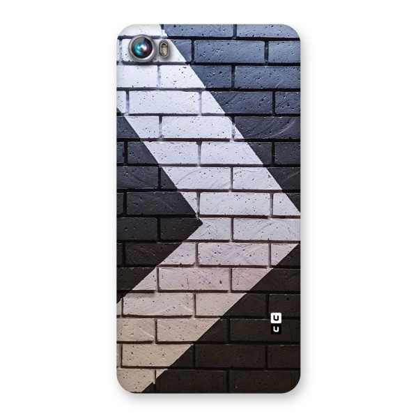 Wall Arrow Design Back Case for Micromax Canvas Fire 4 A107