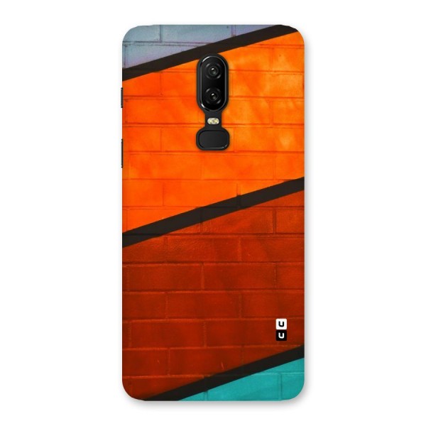 Wall Diagonal Stripes Back Case for OnePlus 6