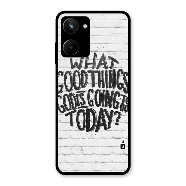 Wall Good Glass Back Case for Realme 10