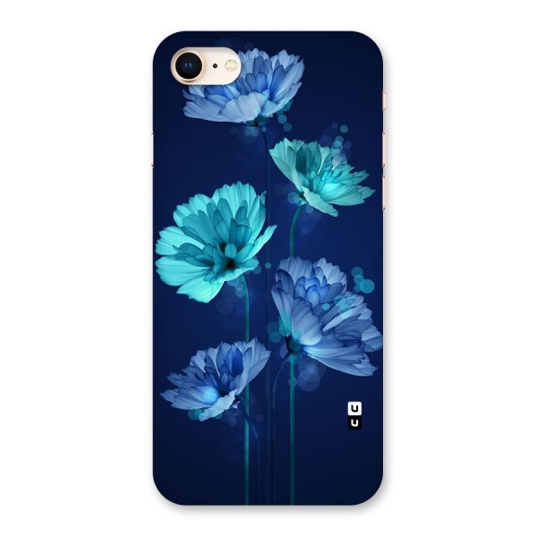 Water Flowers Back Case for iPhone 8
