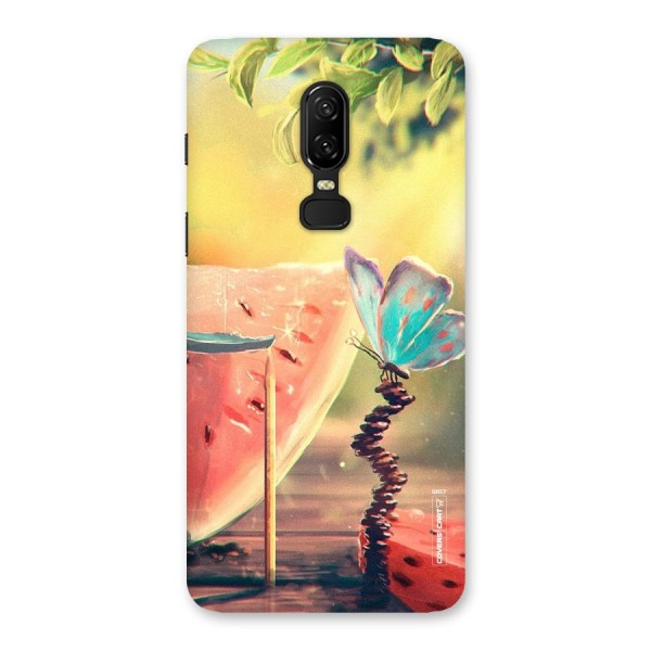 Watermelon Butterfly Back Case for OnePlus 6