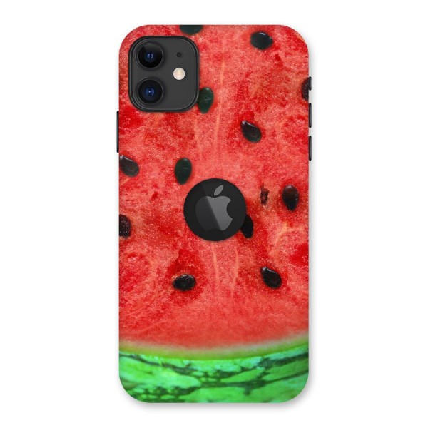 Watermelon Design Back Case for iPhone 11 Logo Cut