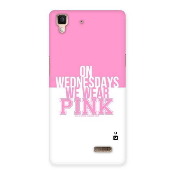 Wear Pink Back Case for Oppo R7