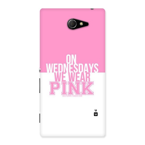 Wear Pink Back Case for Sony Xperia M2