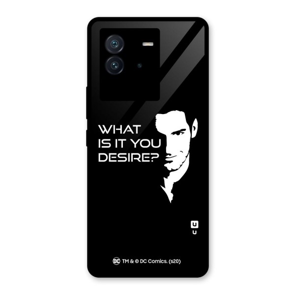 What Do You Desire Glass Back Case for Vivo iQOO Neo 6 5G