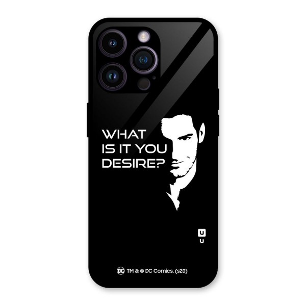 What Do You Desire Glass Back Case for iPhone 14 Pro Max