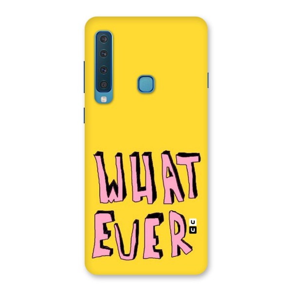 Whatever Yellow Back Case for Galaxy A9 (2018)
