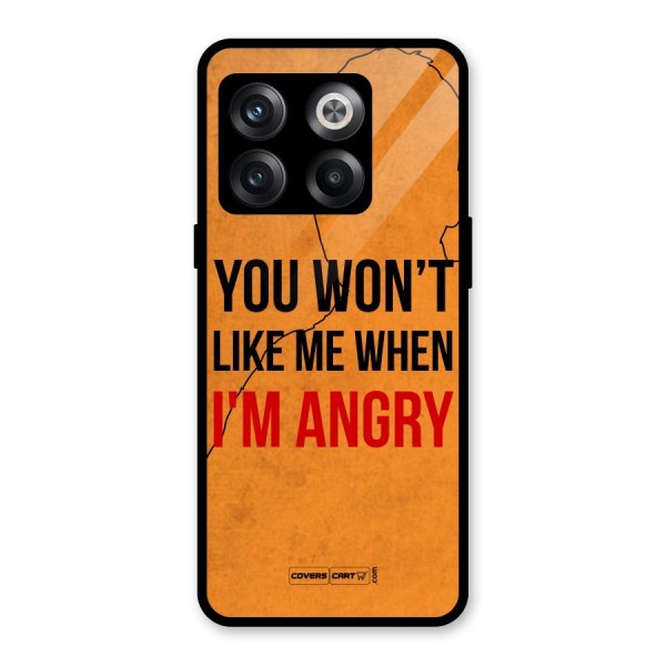 When I M Angry Glass Back Case for OnePlus 10T