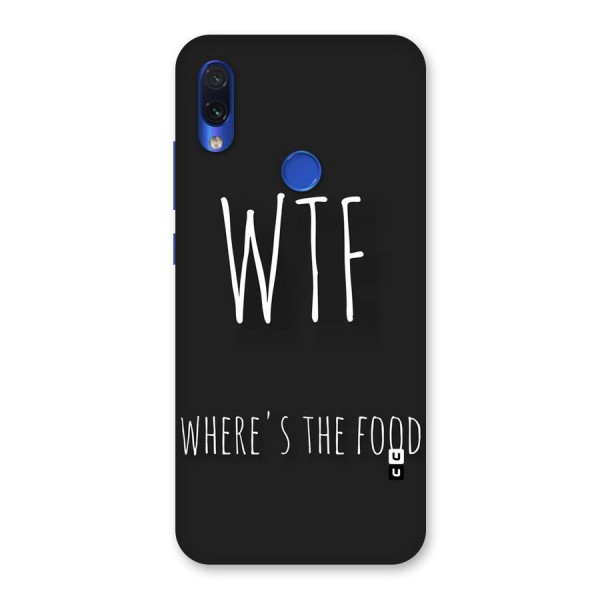 Where The Food Back Case for Redmi Note 7