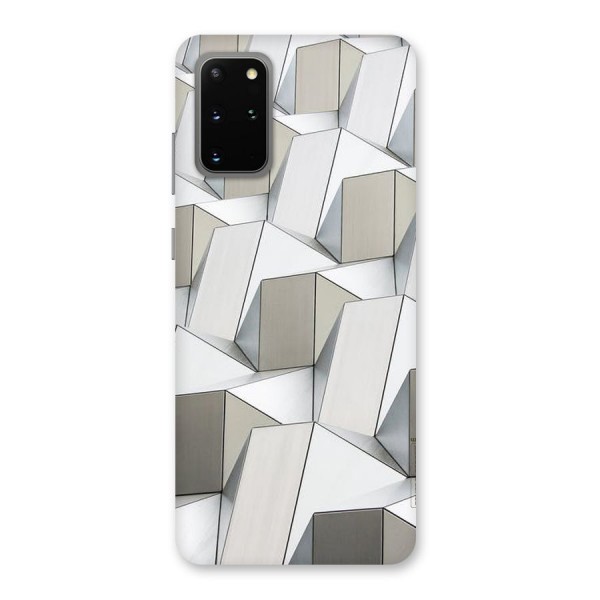 White Abstract Art Back Case for Galaxy S20 Plus