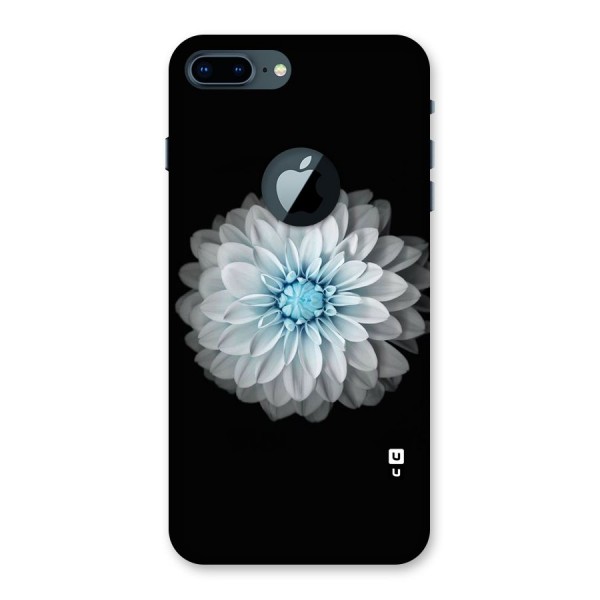 White Bloom Back Case for iPhone 7 Plus Logo Cut