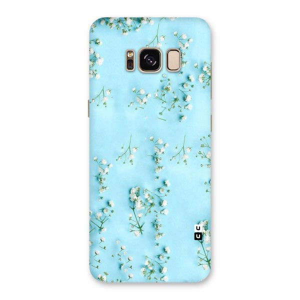 White Lily Design Back Case for Galaxy S8