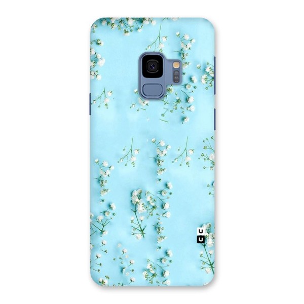 White Lily Design Back Case for Galaxy S9